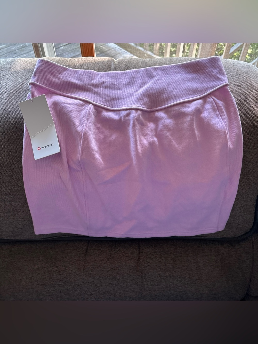 Lululemon Women's XL Scuba HR Mini Skirt Pink Pull On Breathable Lightweight